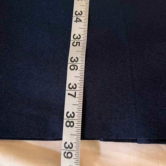 John Paul Ataker Elegant Navy Blue Sleeveless A-Line Cocktail Dress - Picture 7 of 16